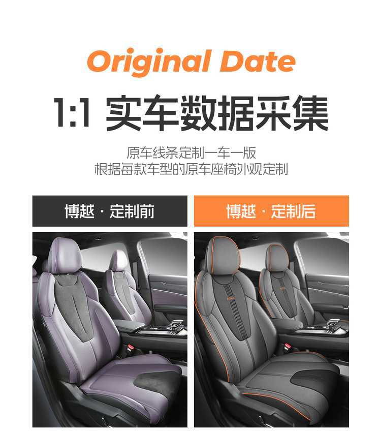 2026 Geely New Boyue Seat Cover Full Surround Special Seat Cover Linen Fabric Car Cushion Modified Seat Cushion