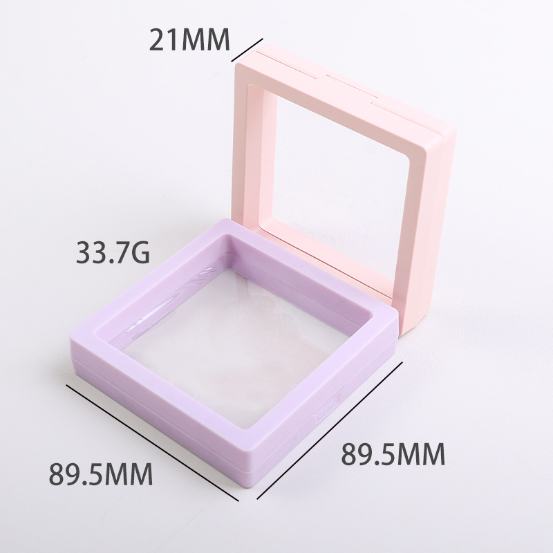 Nueva caja de almacenamiento de uñas desgaste tablero de exhibición de uñas caja de almacenamiento de organización de joyas pieza de uñas caja de almacenamiento a prueba de polvo