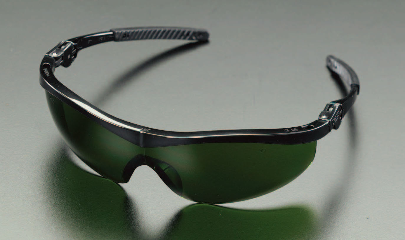 日本ESCO喜一 EA800CH-6防护眼镜绿色3.0遮光度焊接眼镜99.9%防UV