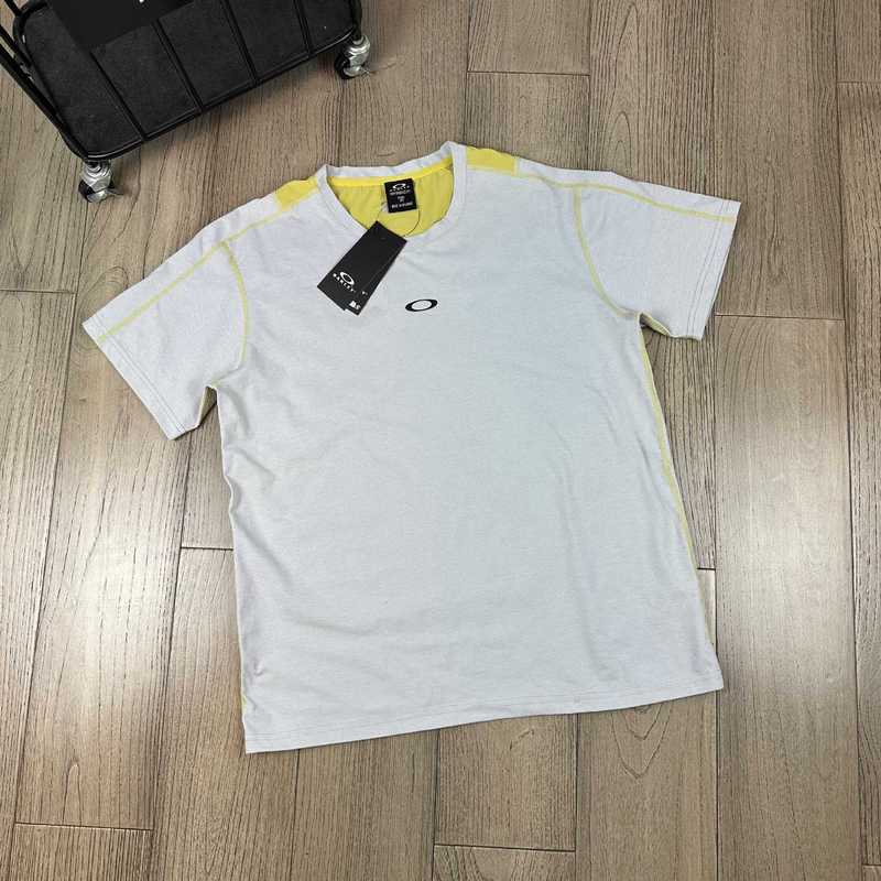 O@KLEY 機能的なアウトドア通気性ステッチコントラストカラー夏ラウンドネックカップルカジュアル半袖 Tシャツ男性と女性のためのトレンディな|undefined