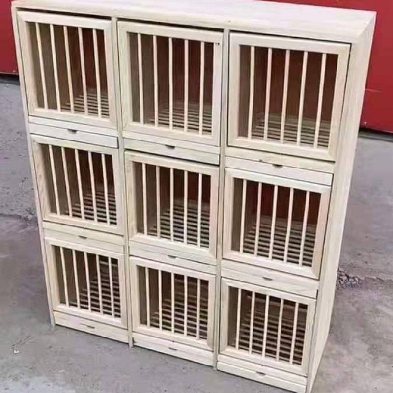 鳩組み合わせ鳩の巣箱競技鳩ケージ木製器具大型マッチングケージ無垢材種鳩調整|undefined