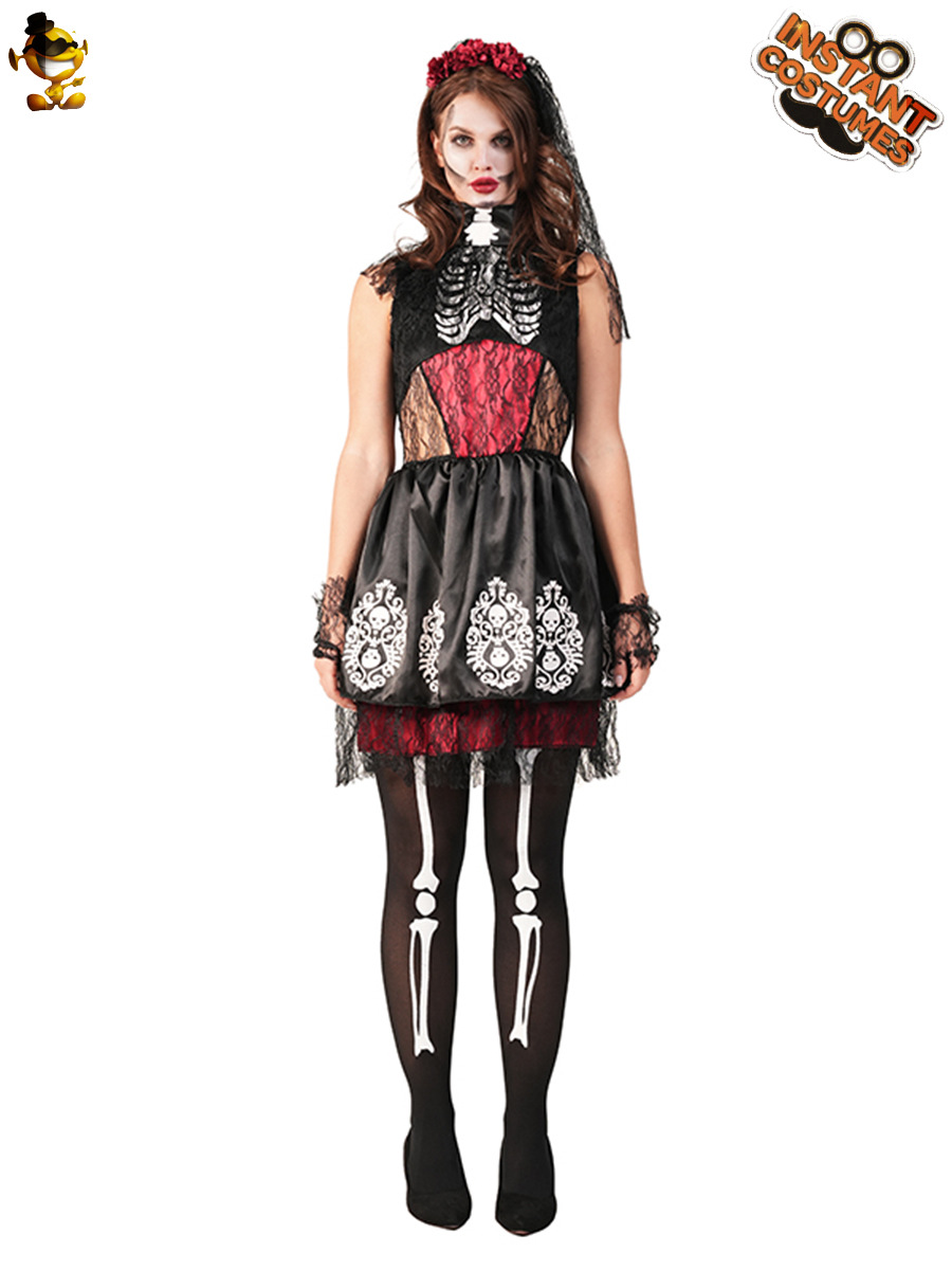 Halloween Adultos Esqueleto Femenino Disfraces