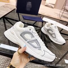 跨境专供CDb30莆田鞋新款休闲板鞋低帮LOGO系带跑鞋低帮老爹鞋男1