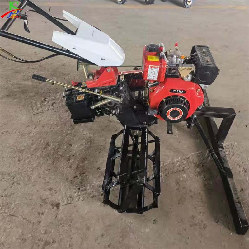 Equipo de pavimentación de hormigón empujado a mano máquina de pavimentación rodante de cemento de construcción de planta industrial