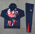 Paris sapphire blue camouflage red