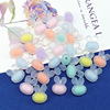 Acrylic matte beads, bracelet, accessory, flowered, wholesale