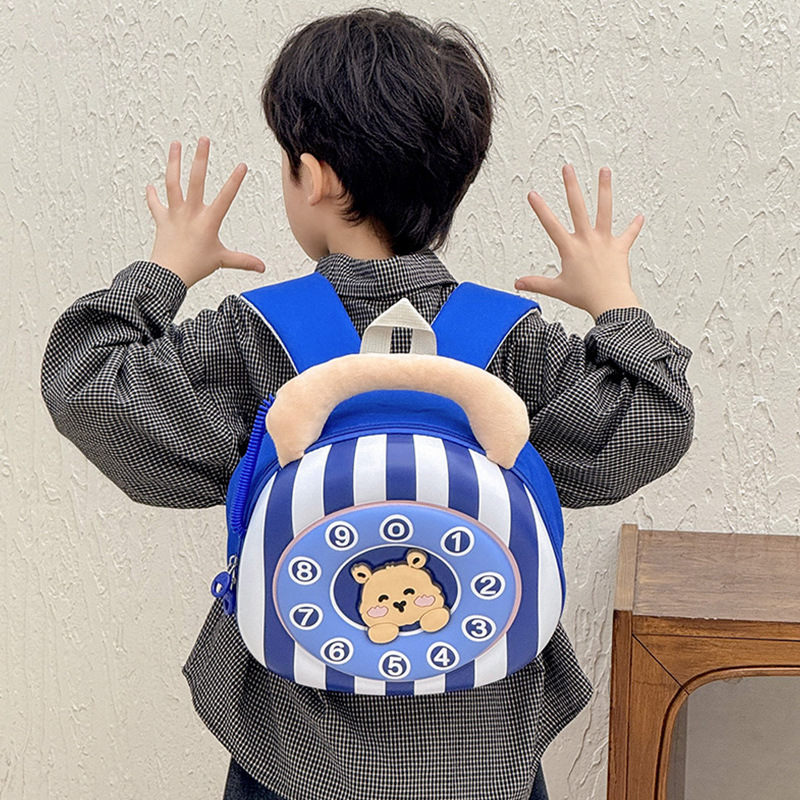 Cartoon Eggshell New respirable preescolar mochila infantil 3 años 5 niños mochila pequeña