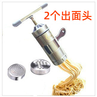 立麦家用不锈钢手动压面机/压面器/面条机/榨汁机/压蒜器/饸饹机