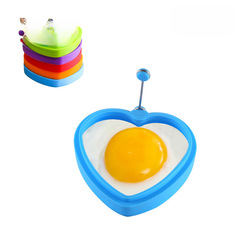 廠家批發 心形硅膠煎蛋器 煎蛋煎餅模具 創意煎蛋圈 家用廚房