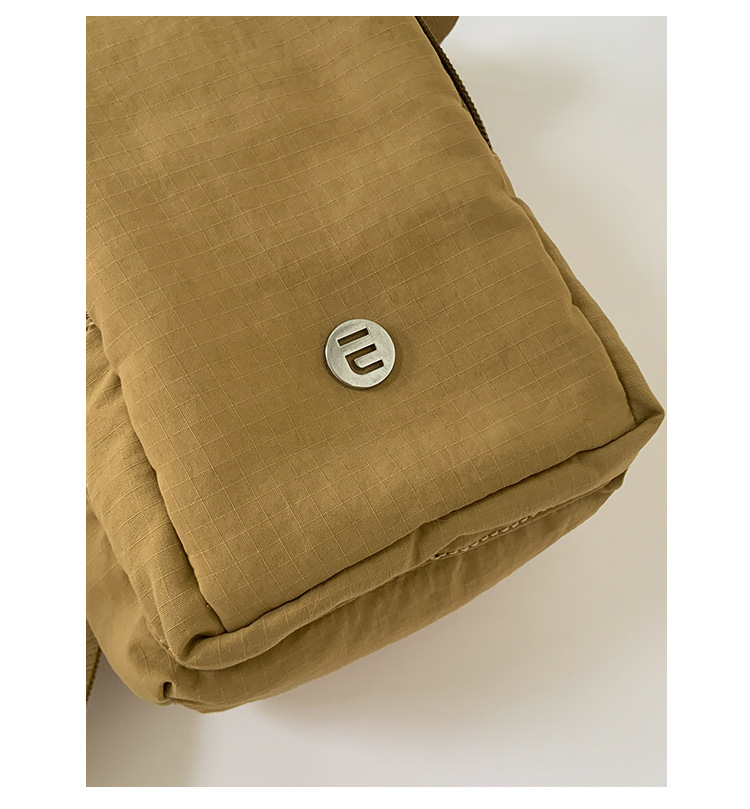 Outdoor portable casual mini single-shoulder bag, simple and versatile drawstring bucket bag, Korean style Instagram niche crossbody women's bag undefined