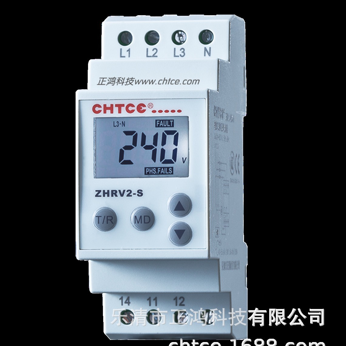 正鸿ZHRV2-S系列、LCD显示型电压继电器