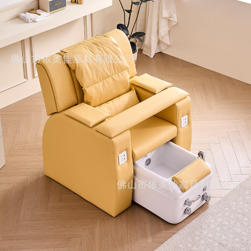Manicuría salón de belleza tatuajes de pestañas belleza sillón pie terapia sofá de baño de pies de doble propósito salón de salud pie terapia tienda de fábrica aplicable