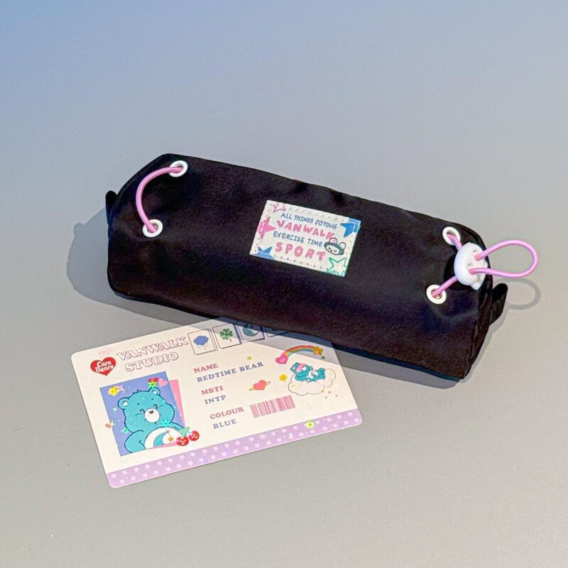巾着鉛筆バッグインシンプルな小さな赤い本コントラストカラー鉛筆バッグ同じスタイルの文具バッグ大容量学生筆箱巾着|undefined