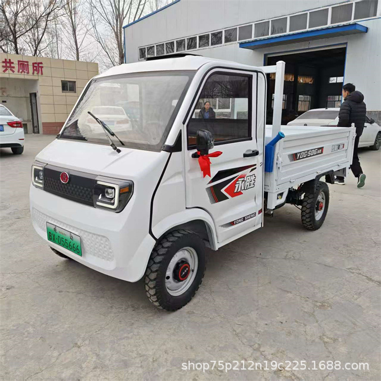 Electric Transport Vans Are Equipped with Electric Hydraulic Self-Unloading Lithium Batteries with Long-Lasting Range Electric Transport Vans Are Equipped with Electric Hydraulic Self-Unloading Lithium Batteries with Long-Lasting Range