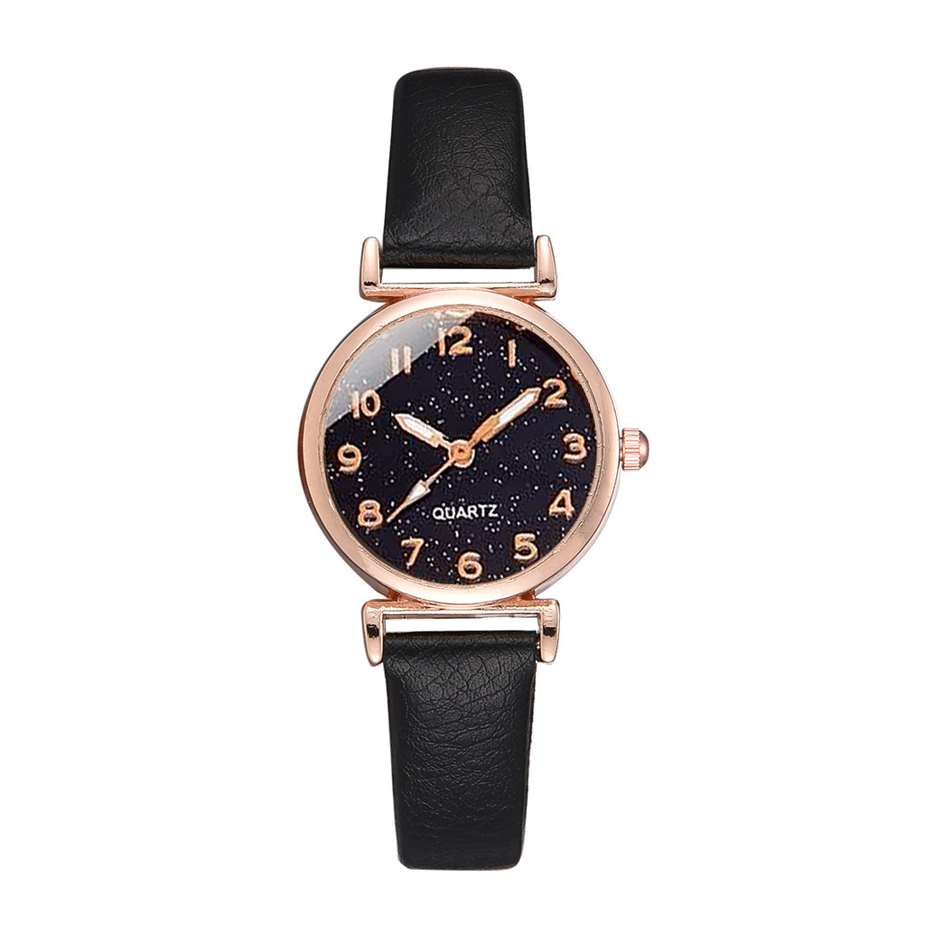 New Ins Disc Casual Women's Watch Fashion All-match Simple Student Quartz Women's Watch Wristwatch Set_voghion.com