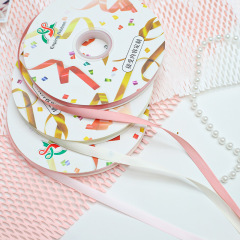 Solid color 1CM polyester ribbon flower wrap ribbon gift gift box ribbon tie bow ribbon floral wholesale