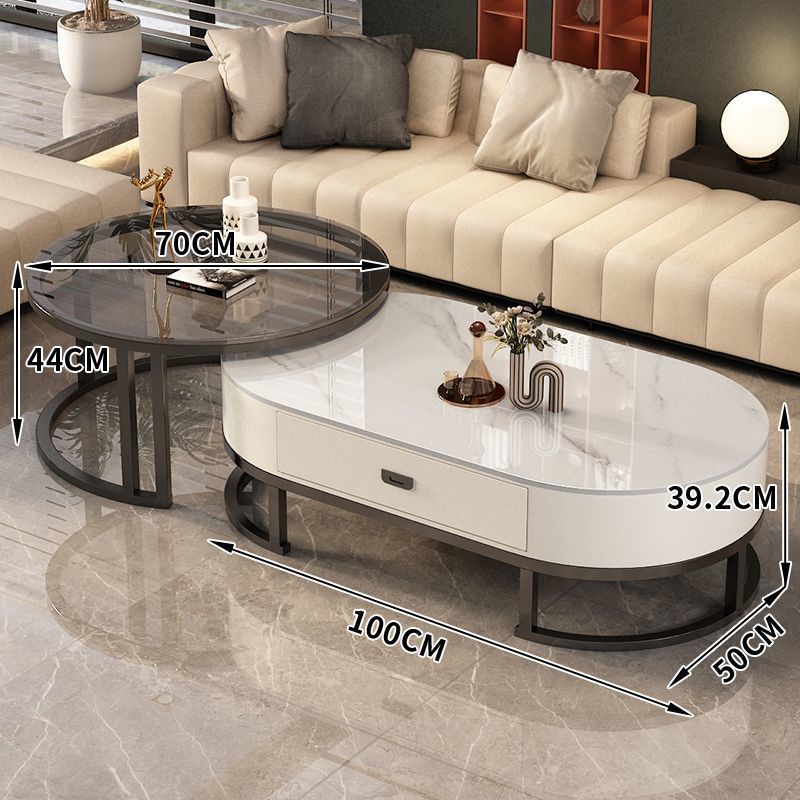 화이트 캐비닛 [화이트 유리 크리스탈 100개 + 블랙 유리 크리스탈 70개]