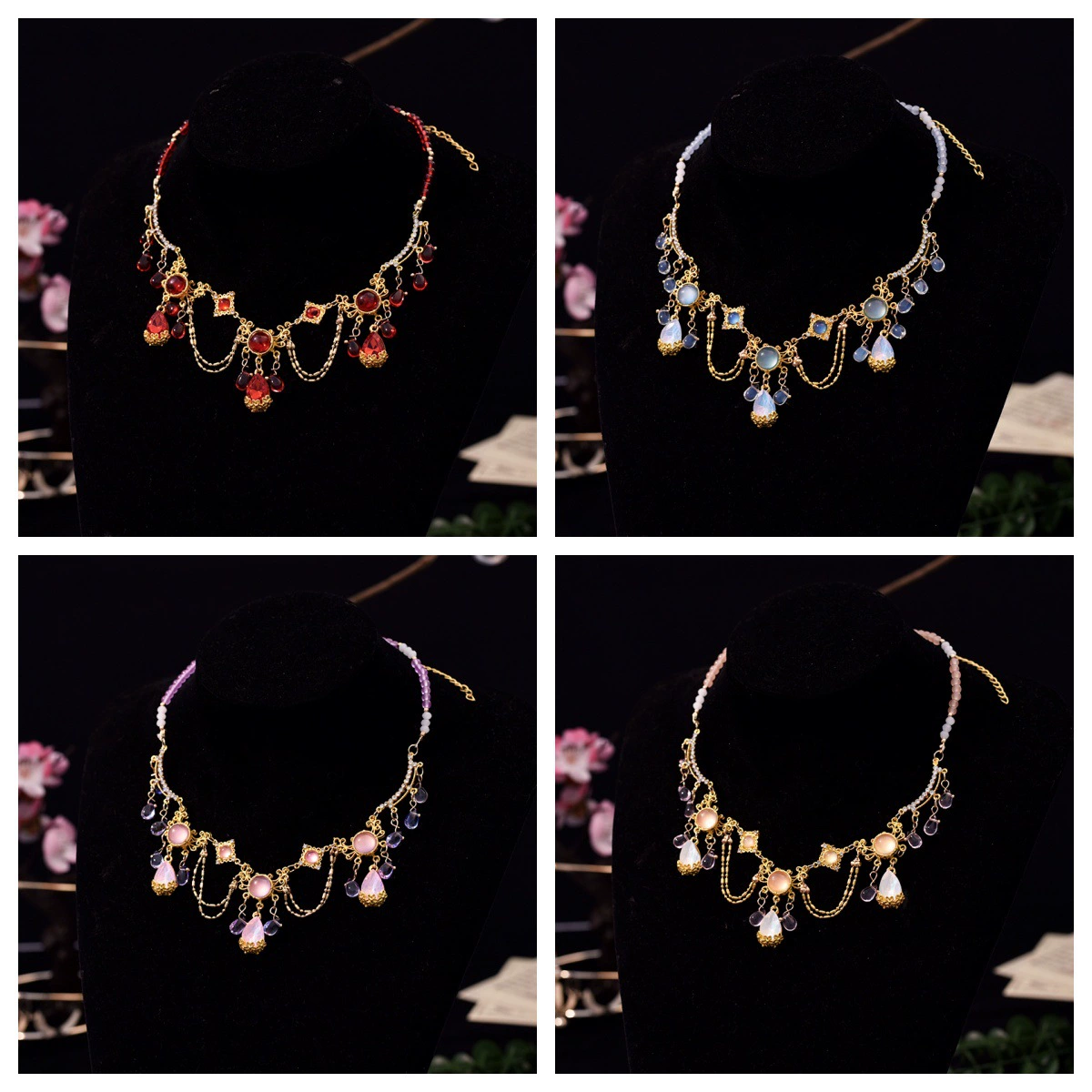 Аксессуары Hanfu: Ожерелье в стиле гавани