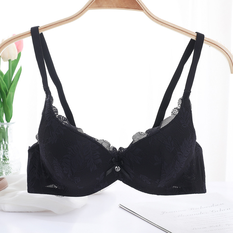 Fábrica ajustable en el sitio de damas sujetador de encaje sexy superior delgado bajo grueso reunido sobre el bra anti-caída sureste image 6