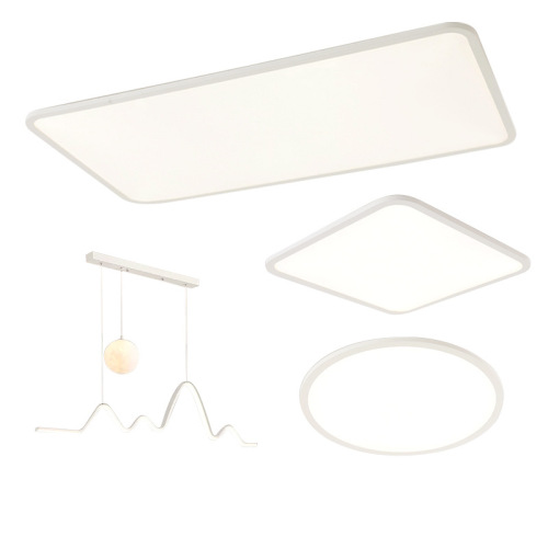 Ultra-thin eye-protecting LED ceiling lamp, bedroom lamp, modern simple dining chandelier, home Zhongshan whole house living room lamp package