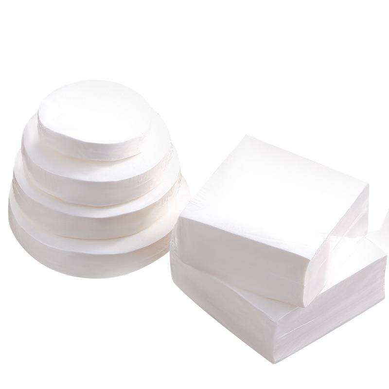 Fábrica de papel inferior al vapor bollos al vapor antiadherente almohadilla redonda papel vaporizador de papel de postre pan papel de aceite para hornear papel al por mayor