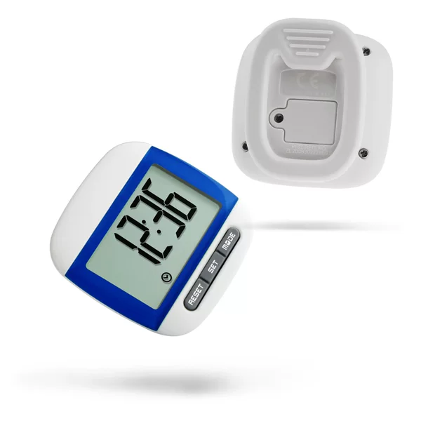 Large screen 2D electronic pedometer back clip large screen step recording distance calories electronic fitness running pedometer