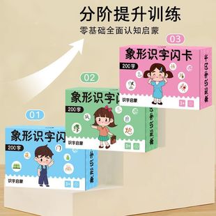 Kindergarten 0-6 Years Old Literacy Card Pictogram Literacy Card 600 Words Flash Card Kidsren's Puzzle Picture Recognition