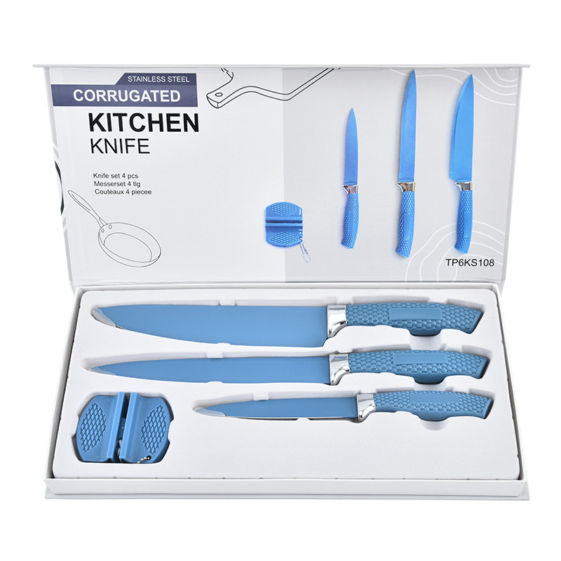 Fábrica de acero inoxidable cuchillo de cocina conjunto de regalo cuchillo caja de regalo