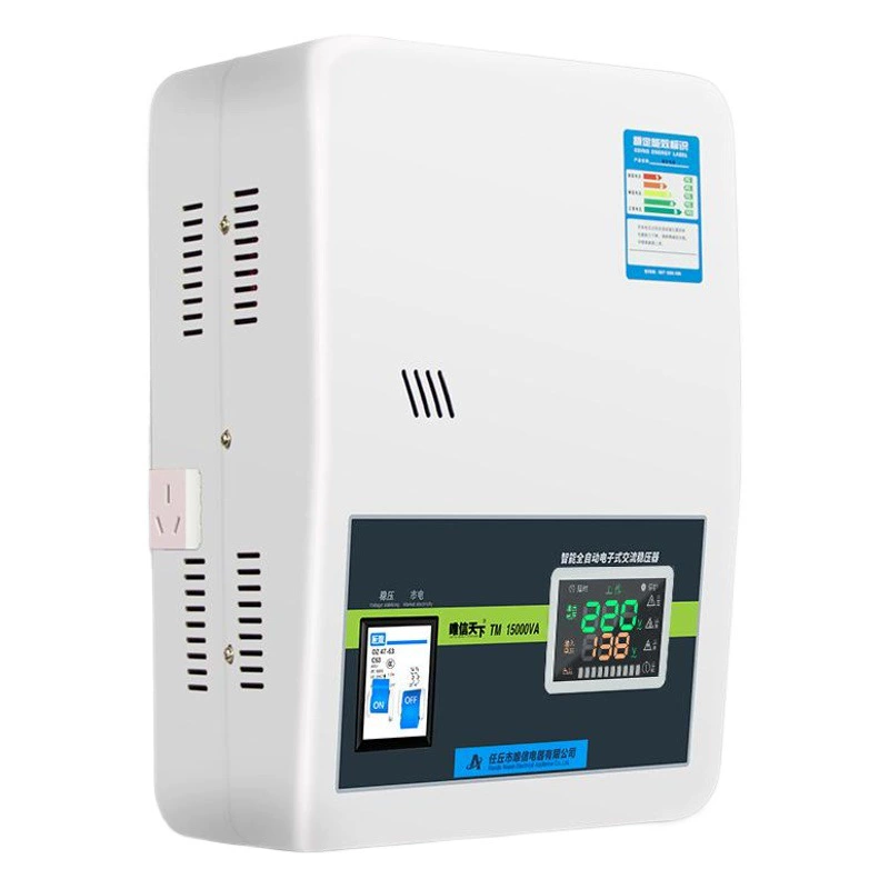 Регулятор напряжения кондиционера 15 кВт Регулируемый источник питания переменного тока однофазный 220 В бытовой полностью автоматический регулятор напряжения высокой мощности