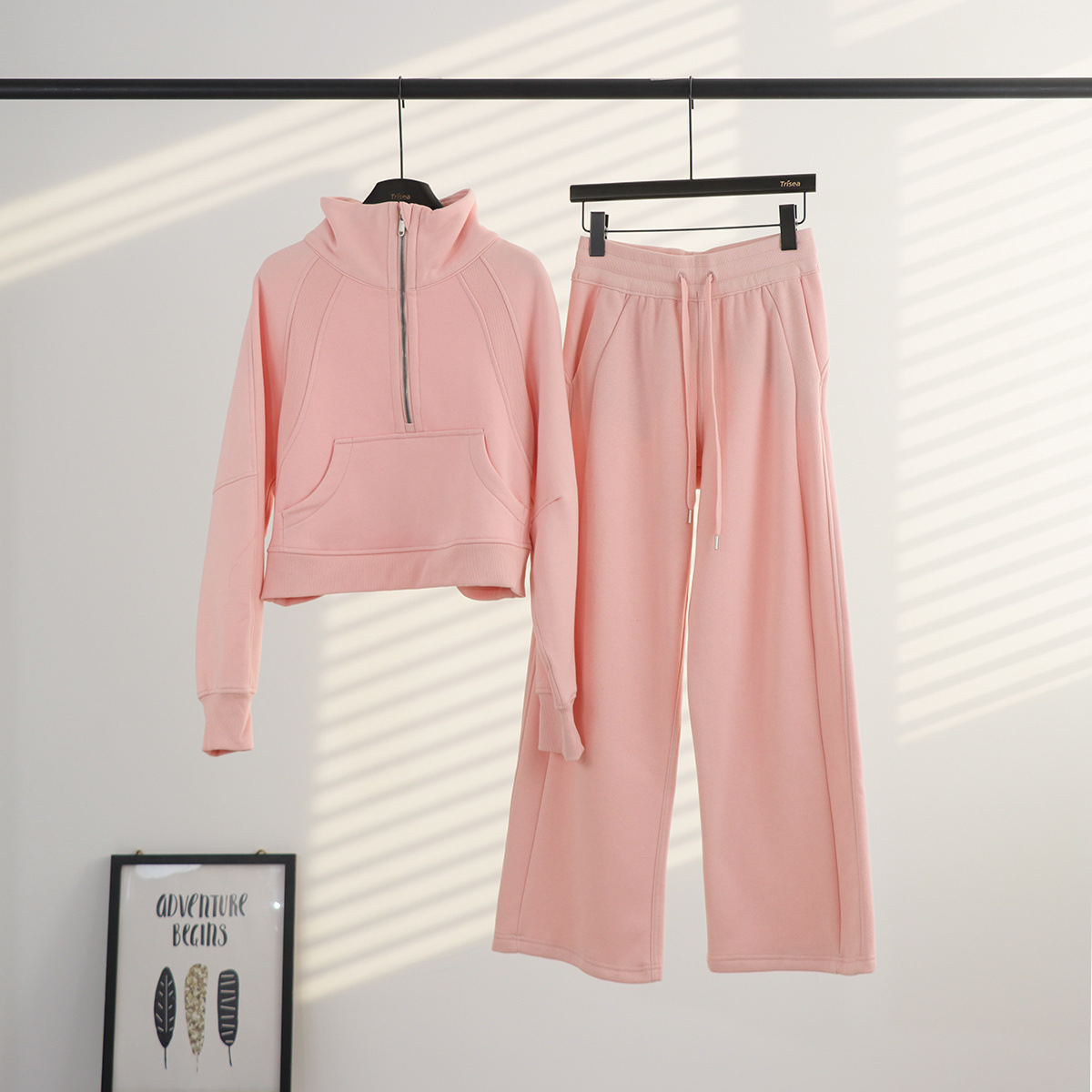 Lulu cuello suelto suéter de pantalones de vestir, cardigan de mujer, chaqueta de abrigo con camisa
