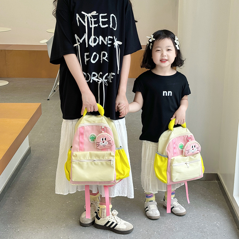 幼稚園スクールバッグ男の子と女の子の小さなバックパック 3-6 歳の赤ちゃん動物子供のバックパックドーパミンスクールバッグ|undefined