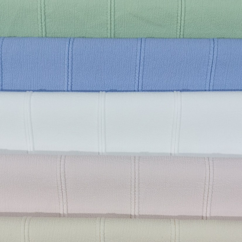 宽条点子提花 a类婴幼儿t恤家居服面料免烫衬衫成衣时尚面料