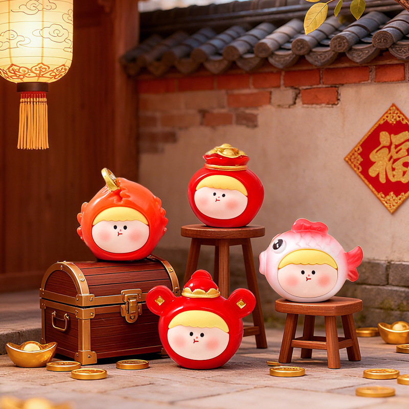 卡通新年莉莉丝系列萌粒公仔树脂工艺品 diy盲盒配件桌面摆件批发|undefined