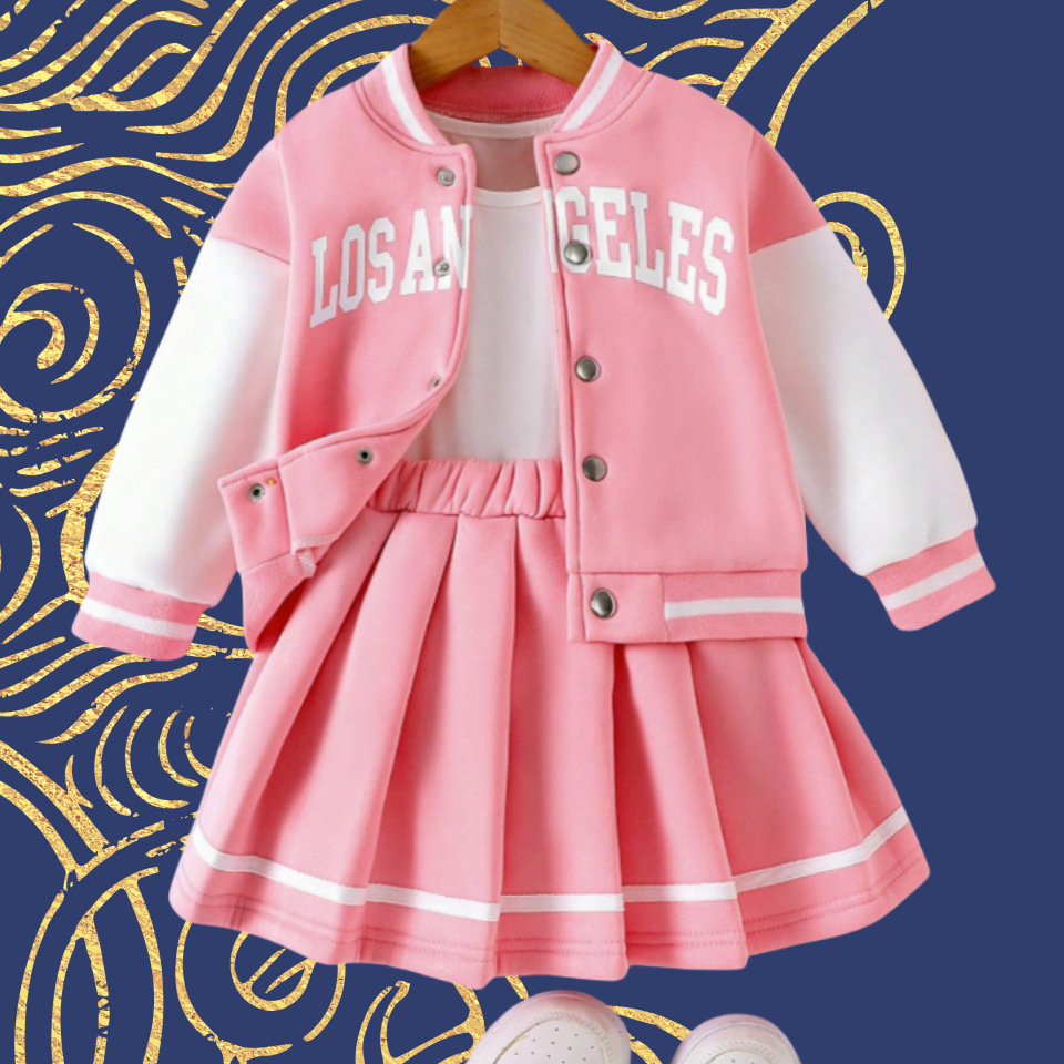 (2개) 어린이 의류 가을과 겨울 새로운 국경 전자 상거래 대외 무역 폭발  소녀 재킷 코트