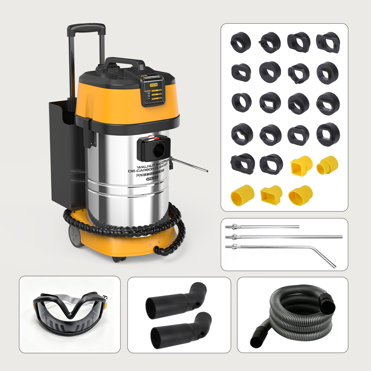 Limpiador de Depósitos de Carbón con Arena de Nuez AUTOOL HTS518 para Motor de Automóvil image 3
