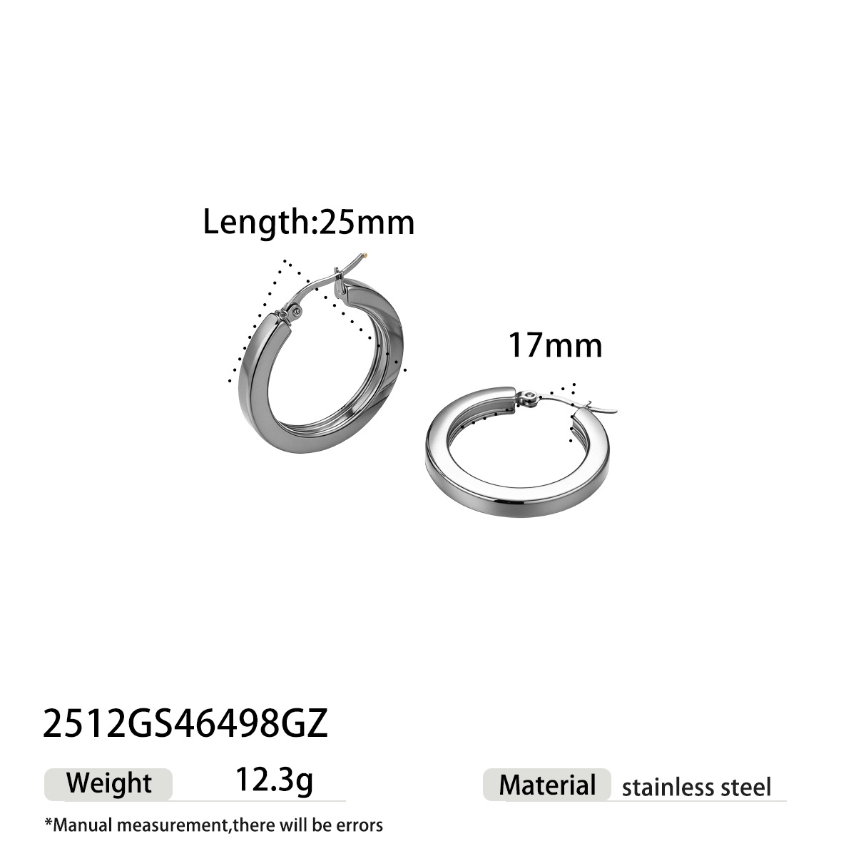 Taina europa y americana de acero inoxidable anillo de acero de titanio 18K diseño chapado en oro simple pernos de orejas joyerías transfronterizas venta caliente