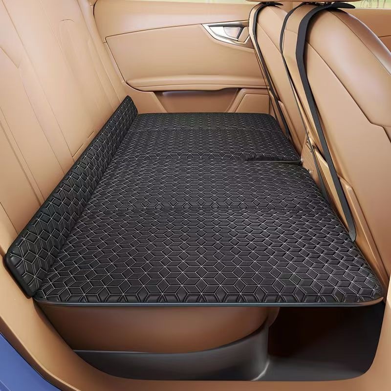 Car Folding Bed, No-Inflatable Rear Seat Sleeping Pad, Special Mattress for Sleeping in the Car, Car Travel Camping Folding Bed