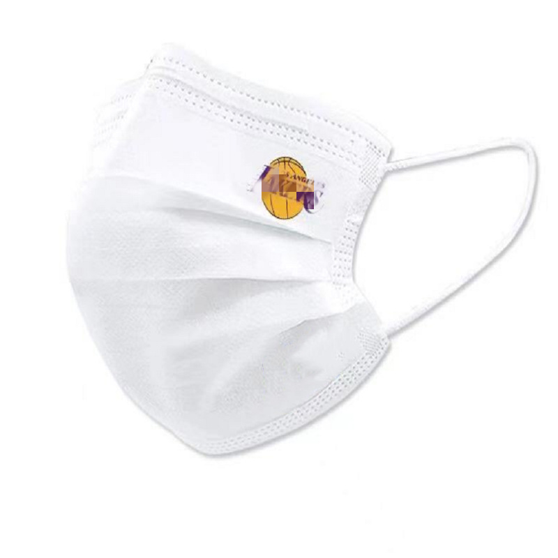 一次性口罩勇士胡人篮网凯尔特人三层含熔喷定位代理专用