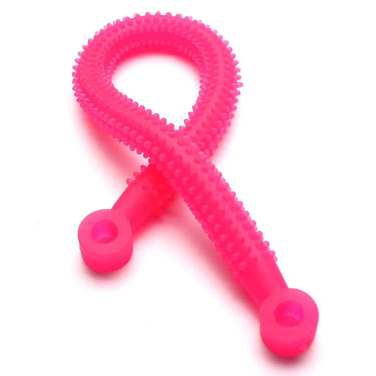 둥근 구멍 국수 (빨강)