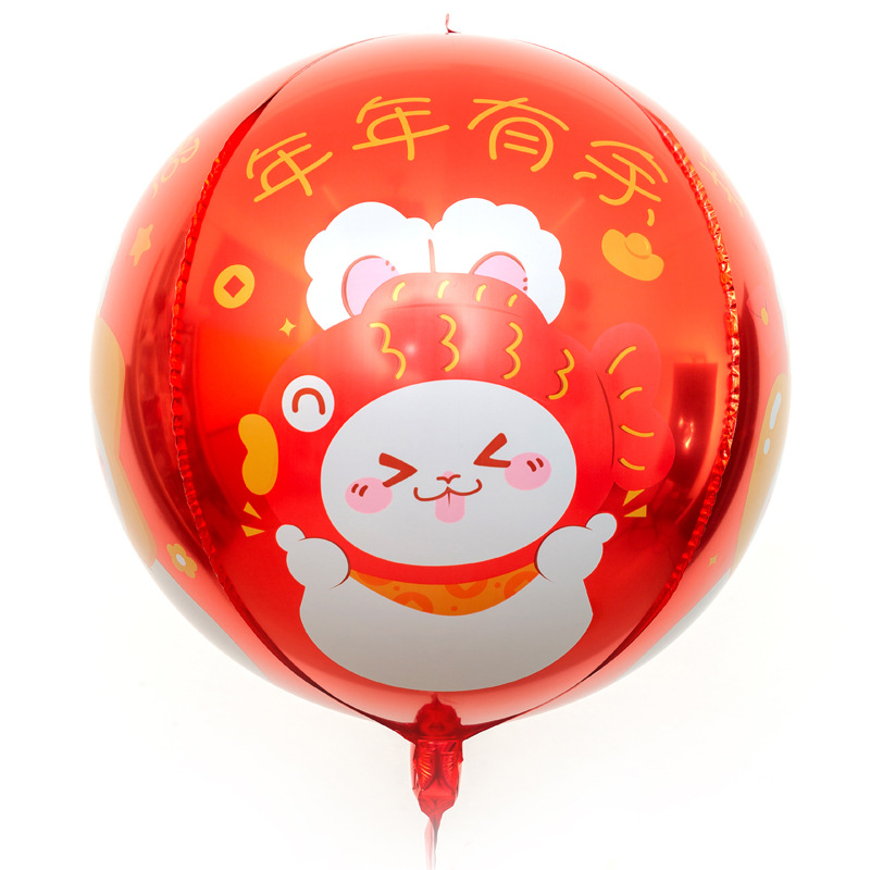 Cartoon red rabbit