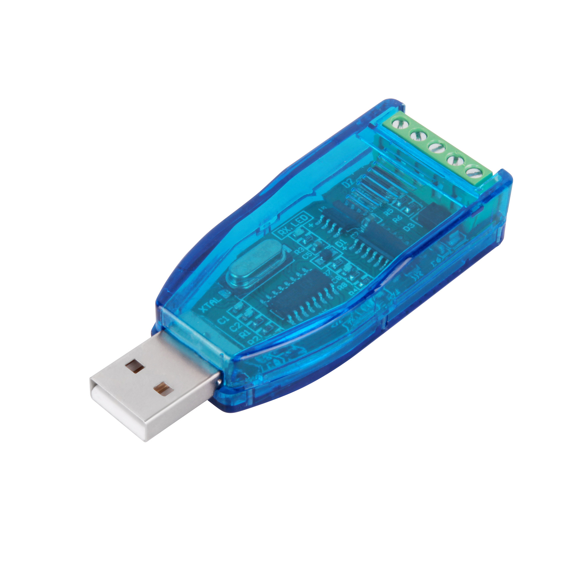 De grado industrial USB al módulo de comunicación RS485 bidireccional semi-bidireccional convertidor de puerto serie 485 al adaptador USB