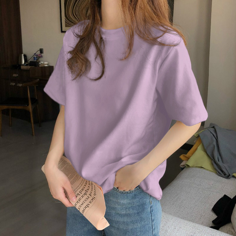 夏季正肩短袖白色t恤女装2025年圆领早春内搭打底衫体恤女士上衣|undefined