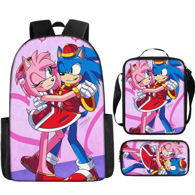Sony, backpack for students, cartoon cute pencil case