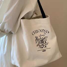 南风Chio2nd 流浪邮件托特包包女大容量夏天设计师帆布包袋单肩包