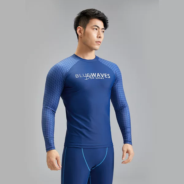 Men's New Men's Split Swimsuit Set Slim-fit Anti-chlorine Swimsuit Quick-drying Breathable Men's Surfsuit