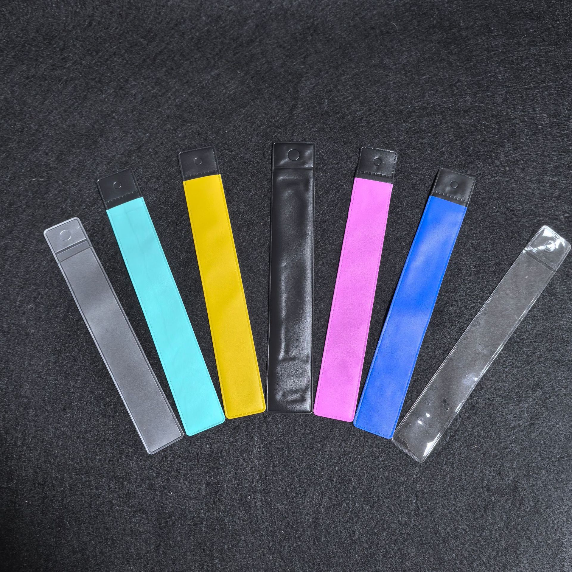 in stock PVC long self-sealing bag eyebrow brush eyebrow pencil tweezers cosmetics tool bag hardware tableware plastic packaging bag
