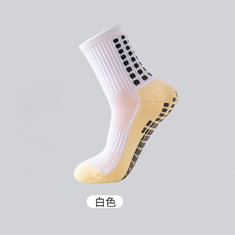 Other Crew Socks Anti-Slip Grip Performance White Yellow