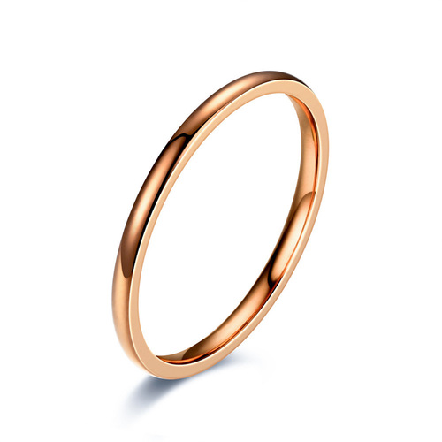 Minimalist Style Ring Set for Women, Stainless Steel Cable Ring, Simple Band, Unique Design Titanium Steel Ring, Fashionable Finger Accessory
