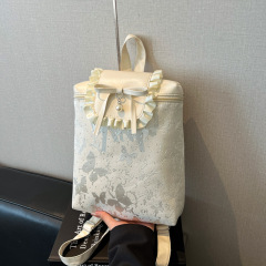 女包025新款韩系少女心洋气迷你通勤小背包芭蕾风蝴蝶结双肩包