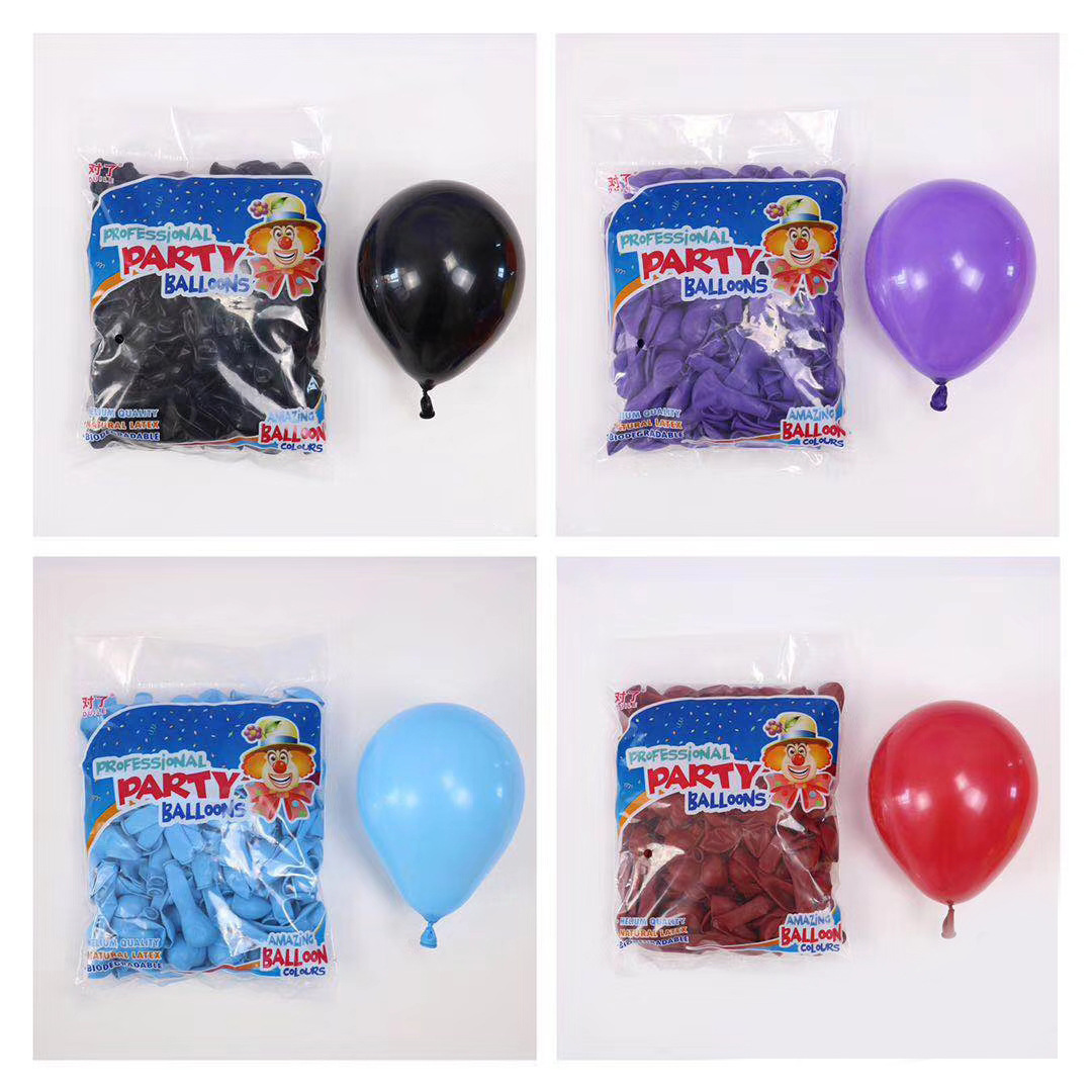 Right, Latex balloons, 5-inch, 1 gram, matte, decorative, wedding and celebration balloons, can be printed with advertising copy for events.